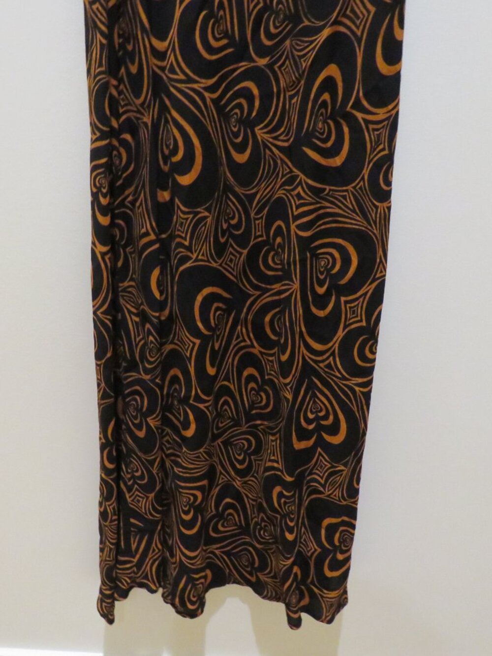 LISA SAYS GAH Wild Hearts Midi Slip Dress Small 90s Friends Indie Whimsy - Picture 12 of 15